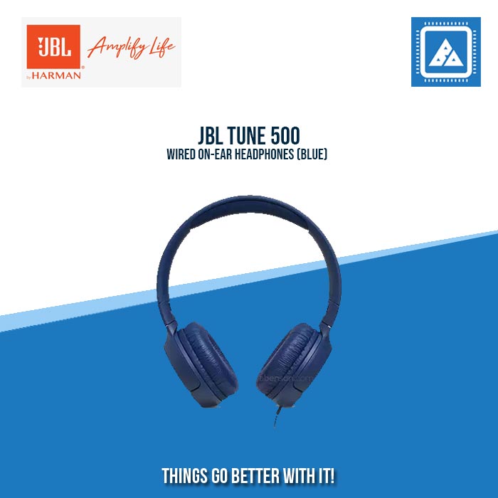 JBL TUNE 500 WIRED ON-EAR HEADPHONES (BLUE) JBL TUNE 500 WIRED ON-EAR HEADPHONES (BLUE)